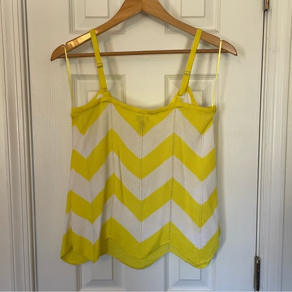 Caché Yellow Chevron Stripe Blouse - Picture 6 of 6
